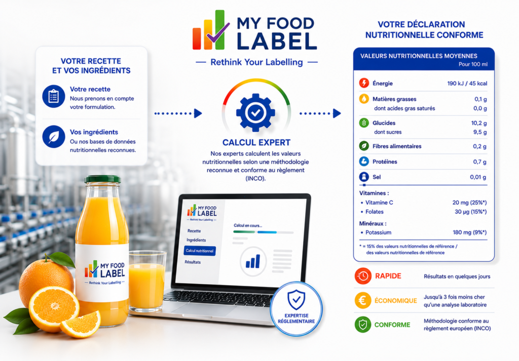 Declaration nutritionnelle